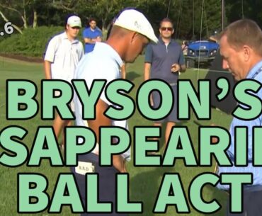 BRYSON's Disappearing Ball Act - Golf Rules Explained