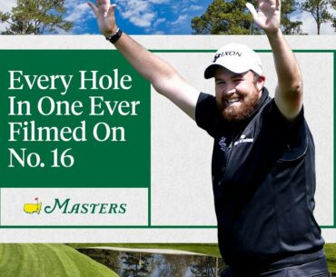 Every Televised Hole In One on Hole No. 16 | The Masters