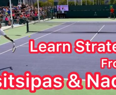 Tsitsipas vs Nadal Point Analysis (Tennis Footwork, Strategy, and Technique)