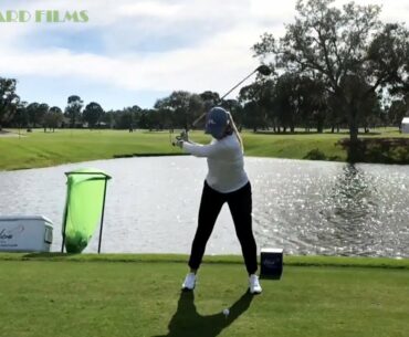 Matilda Castren Golf Swing 2021 Pelican Women's Championship LPGA Tournament Belleair Florida Rd 4