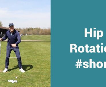 Back to golf swing basics: Hip Rotation #shorts