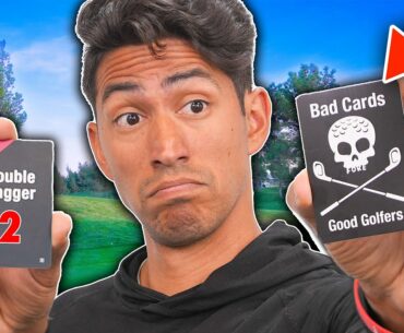 Bad Cards For Good Golfers! | New Way To Golf!!