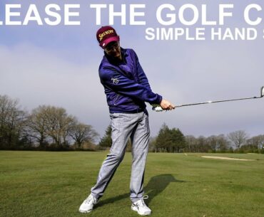STOP STRUGGLING WITH YOUR GOLF SWING USE THIS HAND SHAKE DRILL