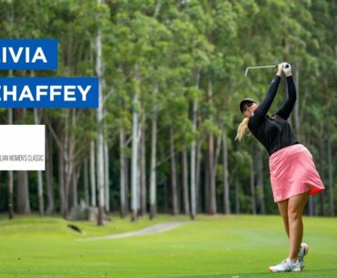 Olivia Mehaffey fires in an opening round of 69 (-3) in Australia to be two shots off the top