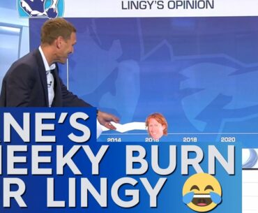 Kane calls out Cameron Ling in one of the all-time What Caught My Eye moments - Sunday Footy Show