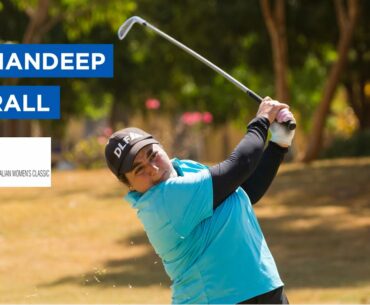 Amandeep Drall is in a tie for second spot after starting her week with a 68 (-4)