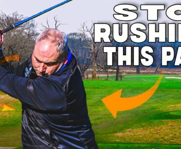 Golf Downswing - How To STOP RUSHING Your Downswing Drills