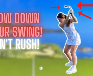 SWING SLOWER TO HIT CONSISTENTLY FARTHER-IT'S TRUE! | Wisdom in Golf | Golf WRX | Lag Shot Golf |