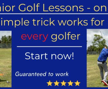 Senior Golf Lessons   Fastest way to improve any golf swing