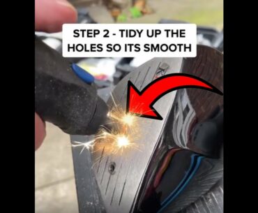 DRILL HOLES IN MY GOLF CLUBS | Can I Make Par?!