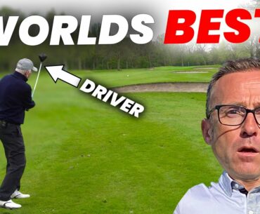 the worlds best DRIVER OFF THE DECK golf shot  - AMZING