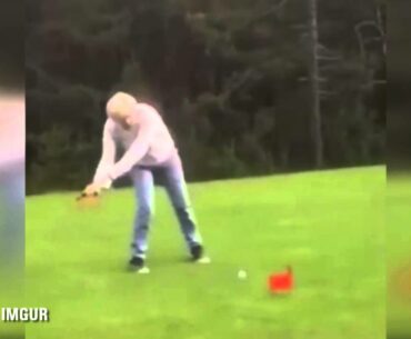 World's worst golf swing?