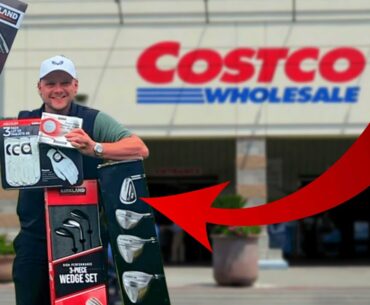 Playing golf using EVERYTHING COSTCO!?
