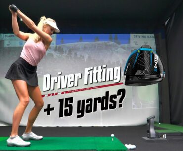 CLAIRE GETS FIT FOR A NEW TAYLORMADE DRIVER AT FUJIKURA TEST LAB