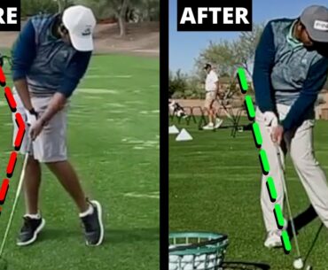 Golf Lesson W/ Kushah: STOP Flipping At Impact And Generate Forward Shaft Lean