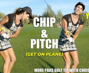 MORE PARS GOLF TIP: CHIP & PITCH (get on plane)