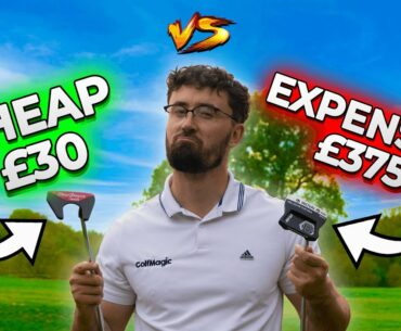 EXPENSIVE VS CHEAP GOLF PUTTER TEST!