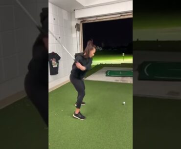 Hot Women Golfer 2022 | Women Golf Lessons | Women Golf Swing Slow Motion #golftip #shorts #golfcart