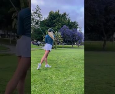 Hot Women Golfer 2022 | Women Golf Swing Slow Motion #golfswing #shorts #golfgirl