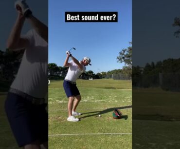 Best sound ever? - Golf ball strike with an 8iron!