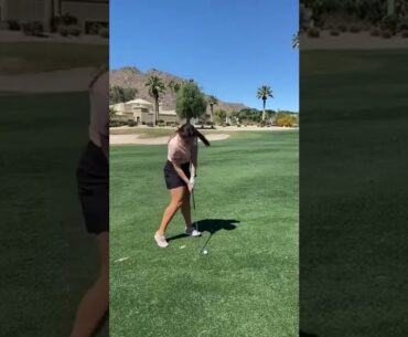 Hot Women Golfer 2022 | Women Golf Lessons | Women Golf Swing Slow Motion #golftip #shorts #golfcart