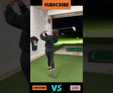 Hot Women Golfer 2022 | Women Golf Lessons | Women Golf Swing Slow Motion #golftip #shorts #golfcart