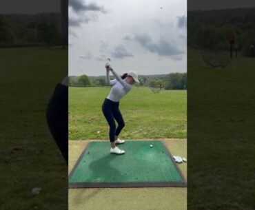 Hot Women Golfer 2022 | Women Golf Swing Slow Motion #golftip #shorts #golfcart