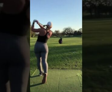 Hot Women Golfer 2022 | Women Golf Lessons | Women Golf Swing Slow Motion #golftip #shorts #golfcart