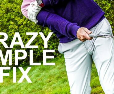 crazy drill that fixes golfers' DUFF SHOTS in minutes