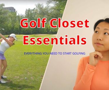 Ultimate guide to golf CLOSET ESSENTIALS!