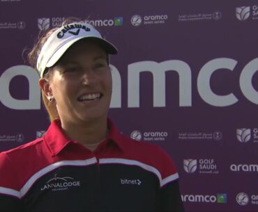 Johanna Gustavsson Saturday Interview 2022 Aramco Team Series Bangkok Ladies European Tour