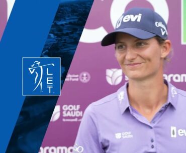 Ladies European Tour: Aramco Team Series Bangkok - Anne van Dam talks to the media