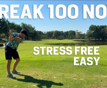 Easiest Way to BREAK 100 - Irons Only.  STOP AND THINK