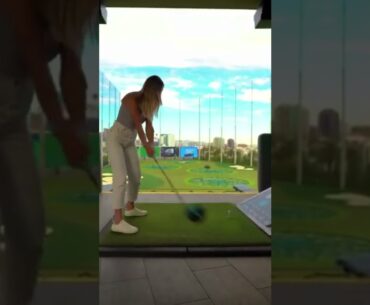 Hot Women | Beauty golfer | Women Golf Swing Slow Motion #golfer #shorts #golftip #golfcart