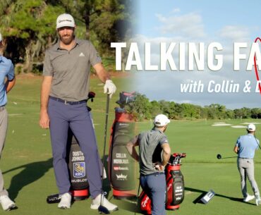 Dustin Johnson & Collin Morikawa Talking Fades | TaylorMade Golf