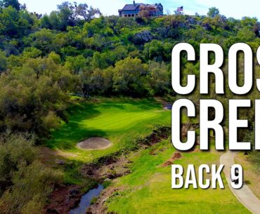 TARGET GOLF @ Cross Creek GC | BACK 9 Course Vlog with Flyovers