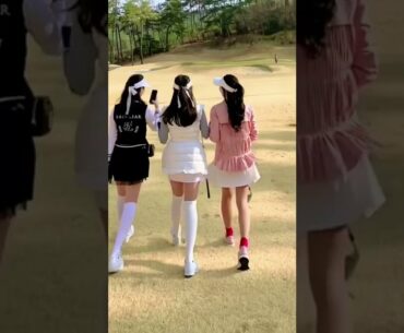 Hot Women Golfer 2022 | Women Golf Swing Slow Motion #golf #shorts #golfgirl