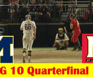 Maryland vs Michigan Softball Game Highlights, 2022 Big 10 Tournament Quarterfinal