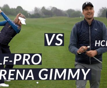 Golf Matchplay gegen Tourspielerin Verena Gimmy Teil 2