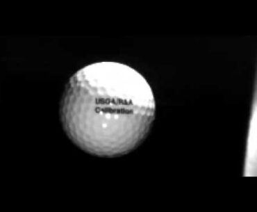 Golf Ball Hitting Steel in Slow Motion