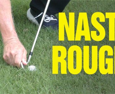 HOW TO HIT A GOLF BALL OUT OF THICK ROUGH: 3 EASY TIPS!
