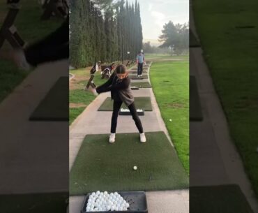 Hot Women Golfer 2022 | Women Golf Swing Slow Motion #golf #shorts #golfgirl