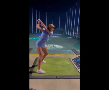 Over the net 🚀  @mckenzie_g @topgolf ❤️❤️   #golf #shorts #golfgirl      | GOLF#SHORT