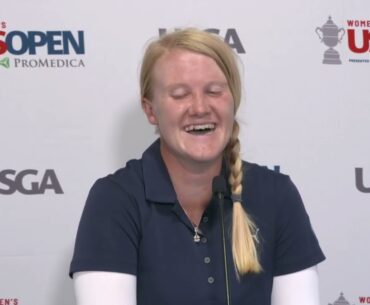 Ingrid Lindblad Thursday Interview Round 1 2022 US Womens Open