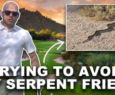 Snakes On A Golf Course Are Not Ideal - Riggs Vs The Boulders Golf Club (North Course), 9th Hole
