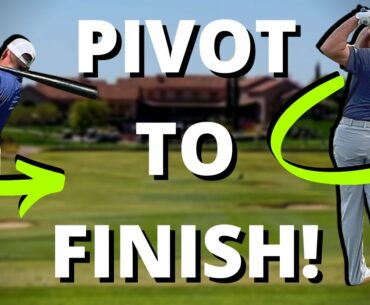 Pivot To FINISH Your Golf Swing Properly (The Golf Follow Through VS Baseball)