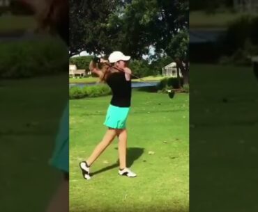 Hot Women Golf | Women Golf Swing | Golf Swing Lady Golf Lessons #golf #shorts #golfgirl GOLF#SHORT