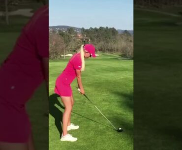 Hot Women Golf | Women Golf Swing | Golf Swing Lady Golf Lessons #golf #shorts #golfgirl GOLF#SHORT