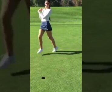 Hot Women Golf | Women Golf Swing | Golf Swing Lady Golf Lessons #golf #shorts #golfgirl GOLF#SHORT