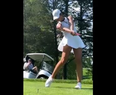 That swing goes with everything ❤️❤️   #golf #shorts #golfgirl      | GOLF#SHORT